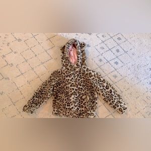 Girls Leopard Jacket